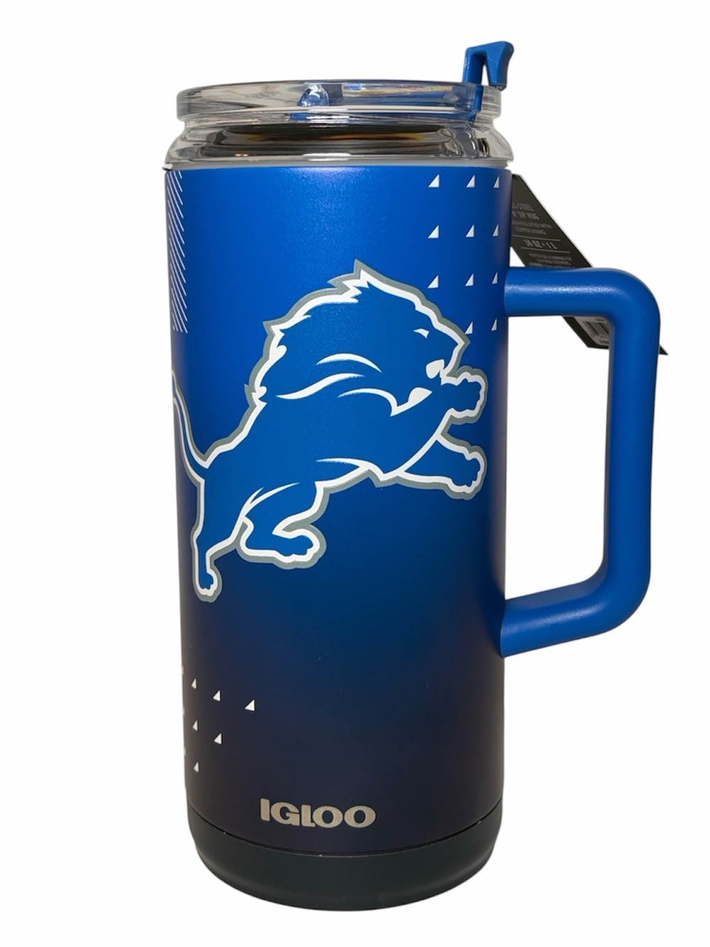 Detroit Lions Travel Mug NFL Igloo Stainless Steel Tumbler 36 oz NWT
